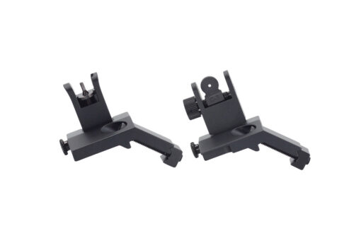 Aluminum 45 Degree Offset Flip-Up Sight Set - Black Rifle Depot