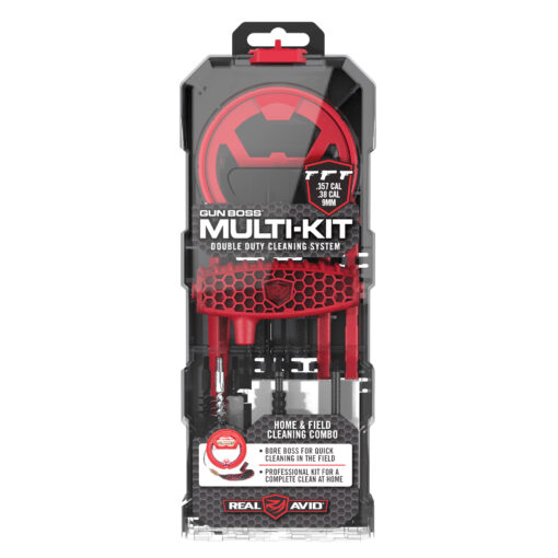 Real Avid AR-15 Gun Boss Multi Kit - .38 Cal (9mm / 380 / 357) - Black Rifle Depot