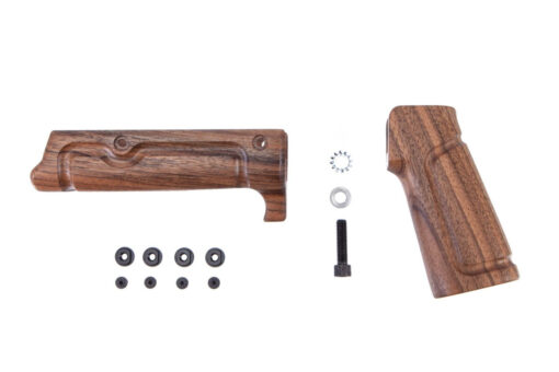 Battle Arms 2 Piece French Walnut Wood Furniture Kit for Rigidrail and Workhorse Series of Rails - Black Rifle Depot