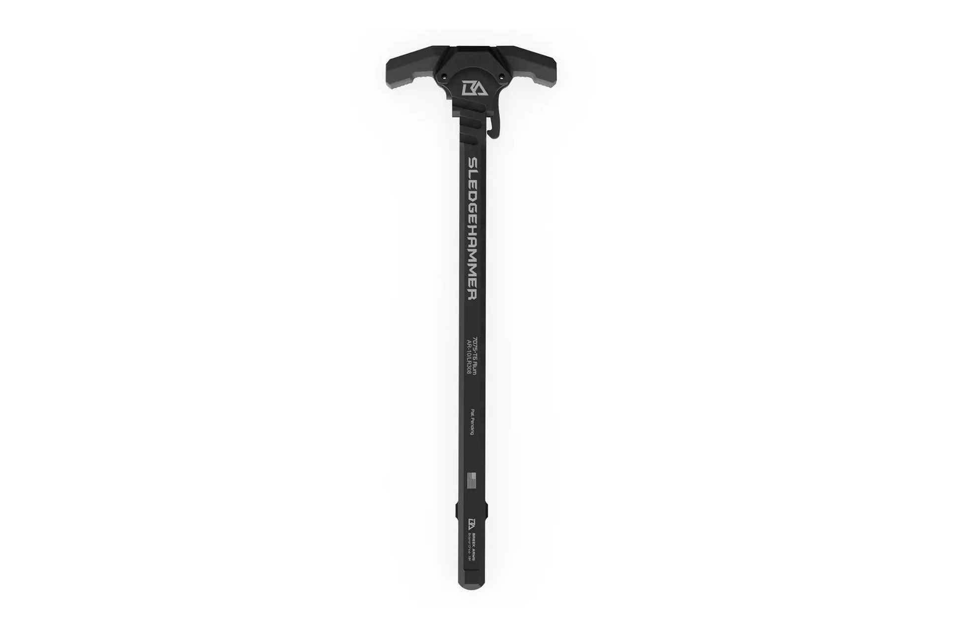 Breek-Arms-Sledgehammer-AR-10-Ambidextrous-Charging-Handle-Black