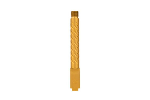 Ballistic Advantage Premium Series Barrel for Glock 17 Gen 5 - Gold, Spiral Fluted - Black Rifle Depot