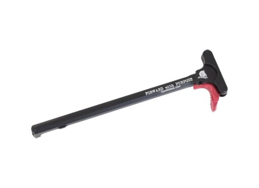 ODIN Works AR-10 / LR-308 Extended Latch Charging Handle - Red - Black Rifle Depot