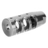 .223/5.56 1/2-28 TPI Compact Muzzle Brake in stainless steel