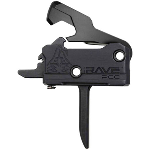 RISE Armament Rave 9mm PCC Trigger with Anti-Walk Pins - Flat - Black Rifle Depot