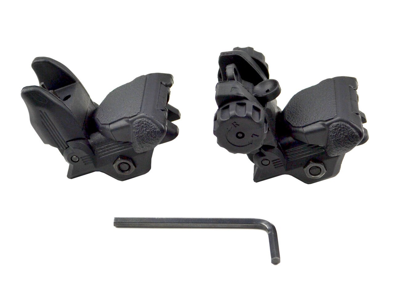 Presma-AR-15-Flip-Up-Sight-Set-Black