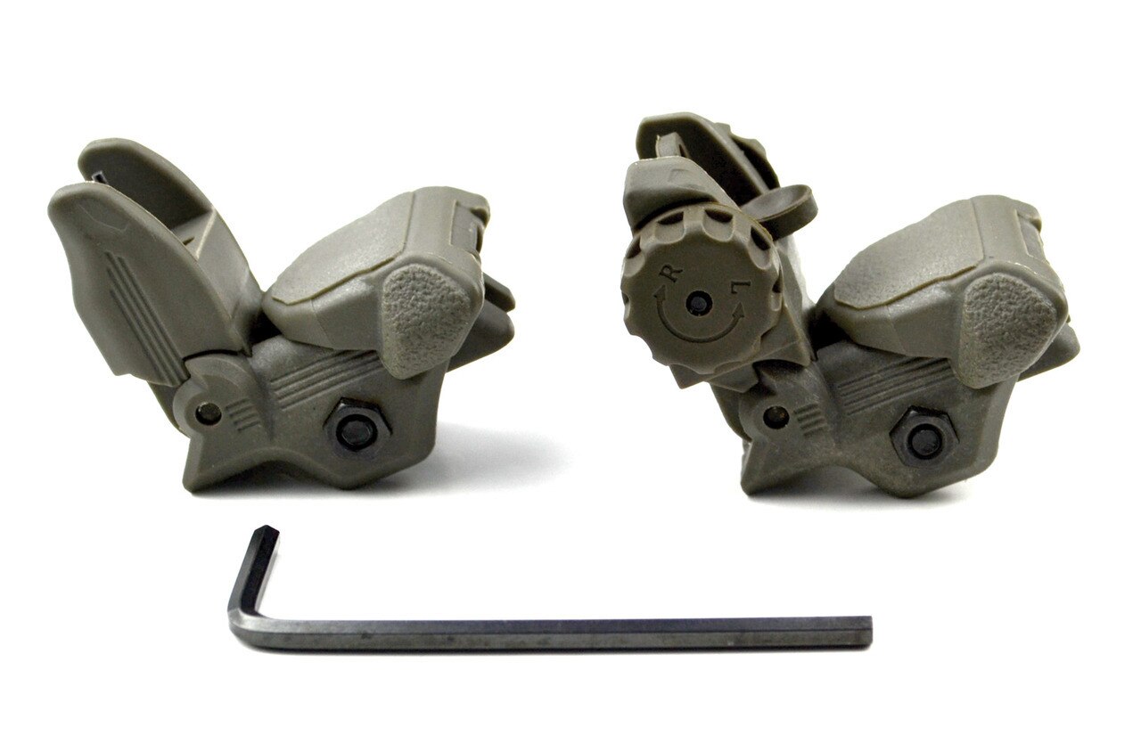 Presma-AR-15-Flip-Up-Sight-Set-OD-Green