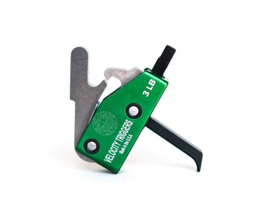 Velocity Drop-in Trigger for AR-15 - Straight w/ Finger Stop - 3lb - Black Rifle Depot