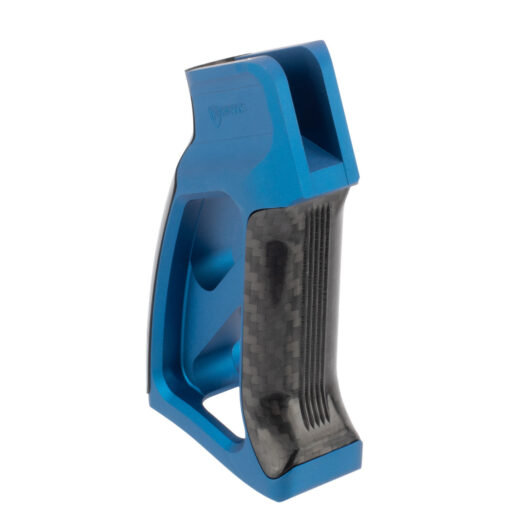 Fortis Torque Pistol Grip - Carbon Fiber - Blue - Black Rifle Depot