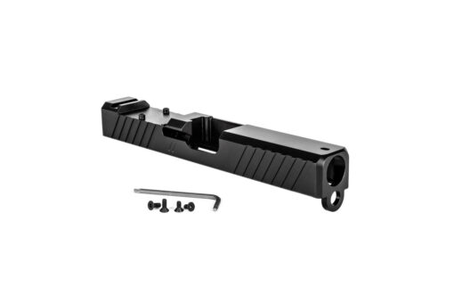 ZEV Technologies Z19 Duty Slide w/ Trijicon RMR Cut for Glock 19 Gen 3 Stainless Steel - Black DLC - Black Rifle Depot