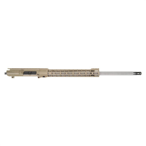 Aero Precision M5 Complete Upper, 24" 6.5 CM SS Fluted BRL ATLAS S-ONE 15" M-LOK HG - FDE Cerakote - Black Rifle Depot