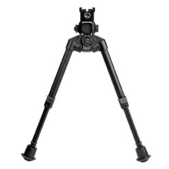 NcSTAR Bipod w/Weaver Quick Release Mount, Universal Barrel Adapter Included, Notched Legs