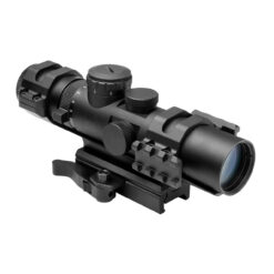 NcSTAR XRS Series 2-7x32 Scope w/ Modular Upper Scope Rings & Convertible Base Mount