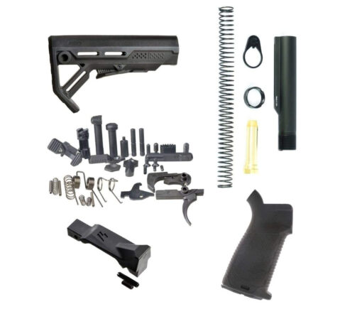 Strike Industries AR-15 Enhanced Lower Build Kit for .223/5.56 - Black - Black Rifle Depot
