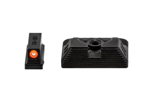 Zev Technologies Combat Night Sight Set - Tritium and Orange Fiber Optic Front - Black Rifle Depot