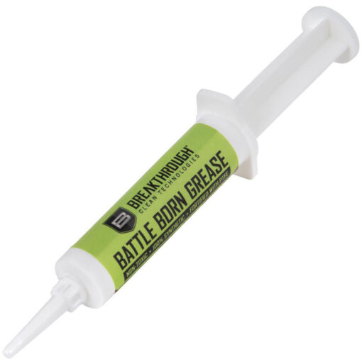 Breakthrough Clean Technologies Battle Born 100% Synthetic Grease Fortified With Ptfe (12Cc Syringe) - Black Rifle Depot