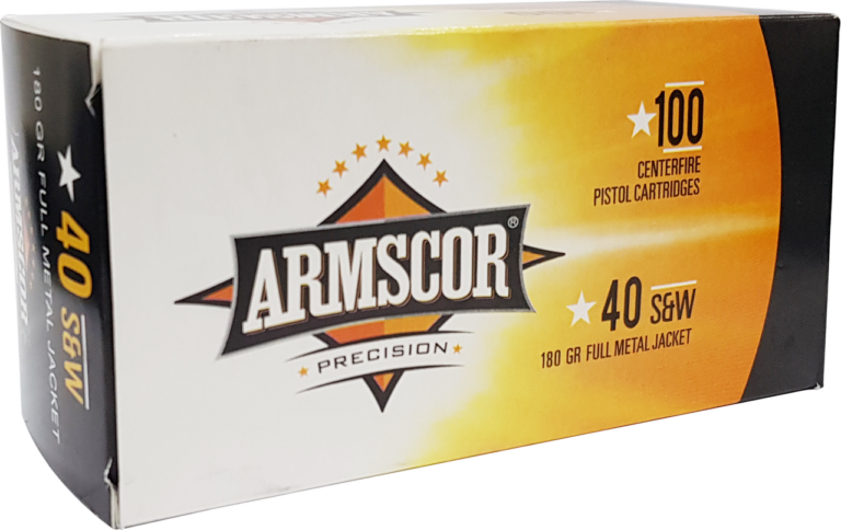 Armscor 50316 Pistol Value Pack 40 S&W 180 gr Full Metal Jacket (FMJ ...