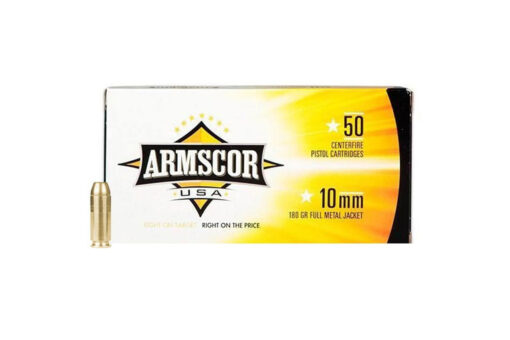 Armscor 10mm FAC10-2N 180 Grain FMJ Ammo - 1000 round case - Black Rifle Depot
