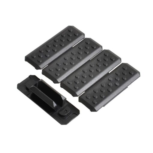 Strike Industries M-LOK Rail Covers - V1 - (Black, FDE) - Black - Black Rifle Depot