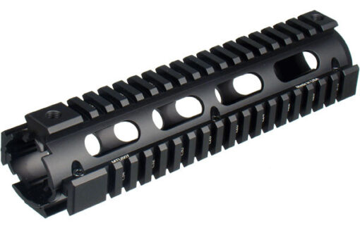 UTG PRO Model 4/AR-15 Mid Length Drop-in Quad Rail, Black - Black Rifle Depot