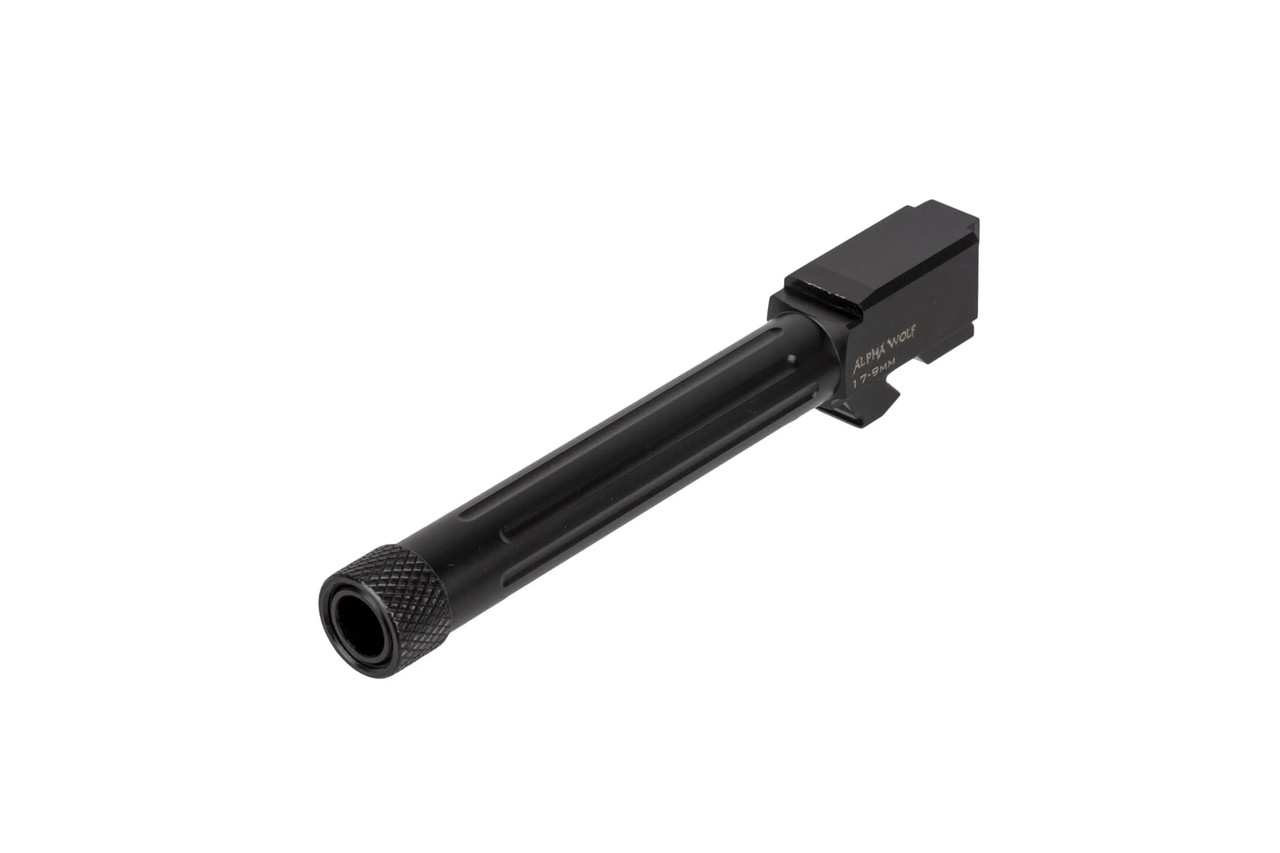 Lone-Wolf-Alpha-Wolf-9mm-Fluted-Threaded-Barrel-for-Glock-17-Nitride-Lone-Wolf-Alpha-Wolf-9mm-Fluted-Threaded-Barrel-for-Glock-17-Nitride Lone Wolf Alpha Wolf 9mm Fluted Threaded Barrel for Glock 17 - Nitride