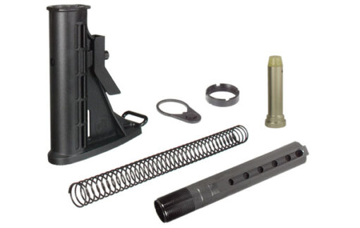UTG PRO 6-Position Mil-spec Stock Assembly - Black - Black Rifle Depot