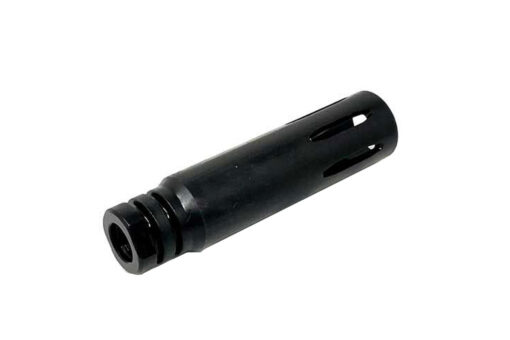 KAK Retro AR15 Extended Flash Hider 1/2-28 - 4" - Black Rifle Depot