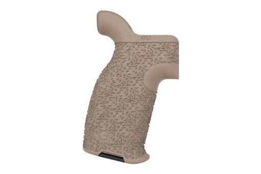 Emissary Axle Grip for AR-15 Compact Aggressive Texture - FDE - Black Rifle Depot