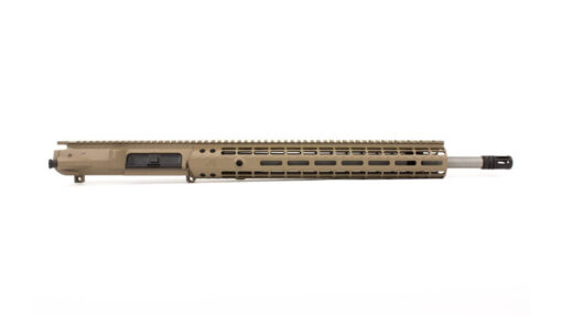 Aero Precision M5E1 Complete Upper 18" .308 SS Rifle Barrel EM-15 Handguard - FDE Cerakote - Black Rifle Depot
