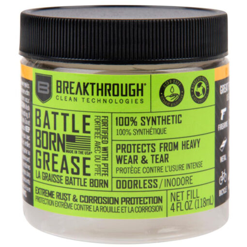 Breakthrough Clean Technologies Battle Born Grease With PTFE - 4Oz Jar - Black Rifle Depot