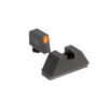 AmeriGlo Suppressor Tritium Night Sights Set - Glock - Green/Orange Front & Black Rear