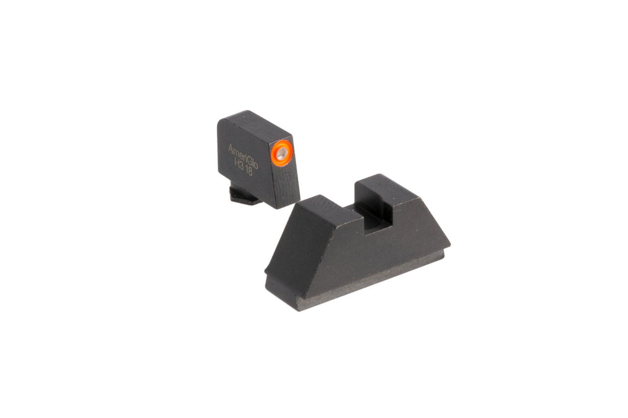 AmeriGlo-Suppressor-Tritium-Night-Sights-Set-Glock-GreenOrange-Front-Black-Rear-AmeriGlo-Suppressor-Tritium-Night-Sights-Set-Glock-GreenOrange-Front-Black-Rear AmeriGlo Suppressor Tritium Night Sights Set - Glock - Green/Orange Front & Black Rear