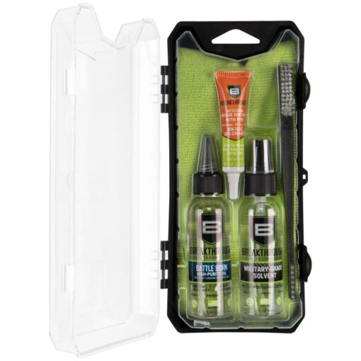 The Basics Kit - Includes Solvent High-Purity Oil Towel Brush & Grease Sample Packs - Black Rifle Depot