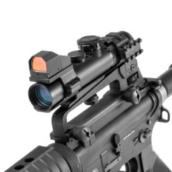 NcSTAR XRS Series 2-7x32 Scope w/ Modular Upper Scope Rings & Convertible Base Mount