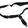 2 to 1 Point Double Bungee Rifle Sling - Black