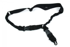 2 to 1 Point Double Bungee Rifle Sling - Black