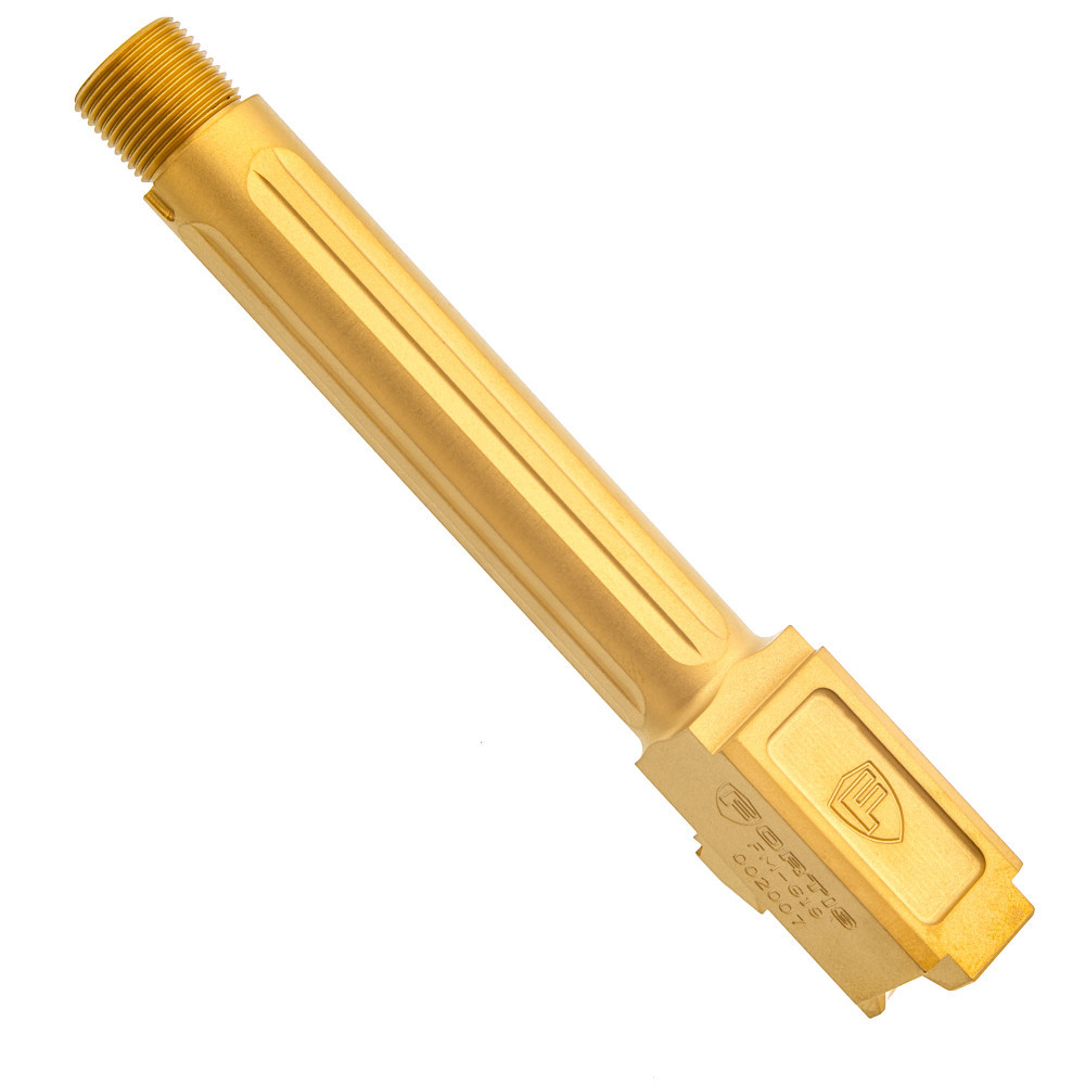 Fortis-for-Glock-19-Match-Grade-Barrel-with-Thread-Protector-TiN-Coating-Gold-Fortis-for-Glock-19-Match-Grade-Barrel-with-Thread-Protector-TiN-Coating-Gold Fortis for Glock 19 Match Grade Barrel with Thread Protector - TiN Coating (Gold)