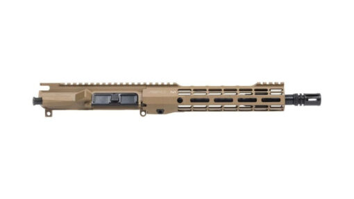 Aero Precision M4E1 Threaded Complete Upper, 10.5" 5.56 Barrel, 9" M-LOK ATLAS S-ONE Handguard - FDE Cerakote - Black Rifle Depot