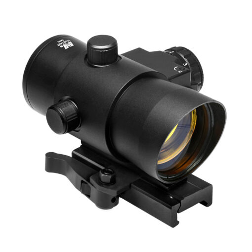 NcSTAR 1x40 Red Dot Sight w/ Built in Red Laser-QR Weaver Mount - Black Rifle Depot