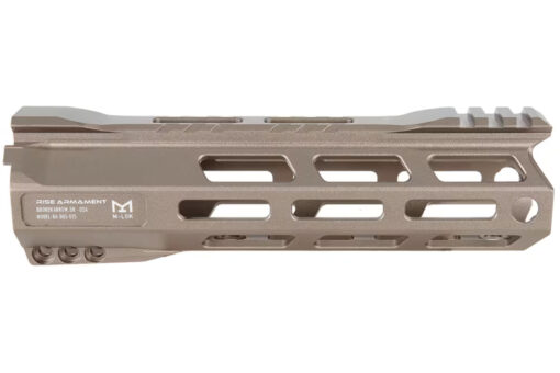 Rise Armament AR-15 RA-905 M-LOK Handguard - 7.5, Spartan Bronze - Black Rifle Depot