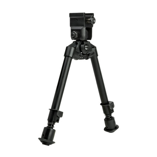 NcSTAR Bipod w/Weaver Quick Release Mount, Universal Barrel Adapter Included, Notched Legs - Black Rifle Depot