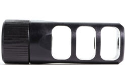 Faxon 5.56 MuzzLok 3-Port Muzzle Brake, Steel, QPQ Nitride
