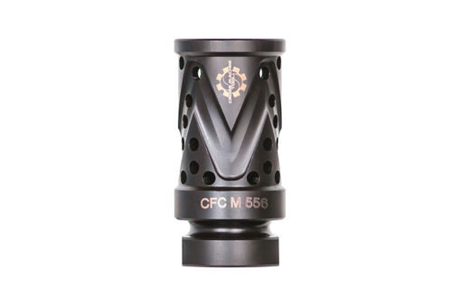 Cross Machine Tool 5.56 Mini Tactical Combat Flash Compensator - 1/2-28 - Black Rifle Depot