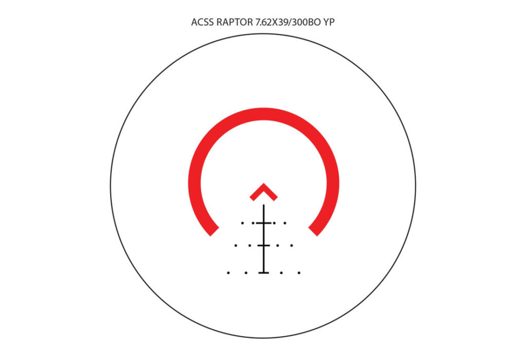 Acss Raptor Reticle Primary Arms SLx 3X MicroPrism with Red Illuminated ACSS Raptor 7.62 ...