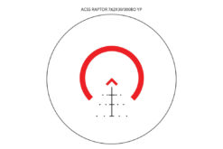 Primary Arms SLx 3X MicroPrism with Red Illuminated ACSS Raptor 7.62/300BO Reticle - Yard - FDE