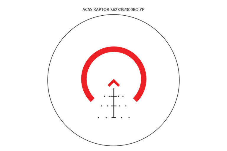 Acss Raptor Reticle Primary Arms SLx 3X MicroPrism with Red Illuminated ACSS Raptor 7.62 ...