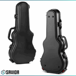 Savior Equipment Discreet Violin Case w/ Built In Synthetic Rubber Molle system, TSA Locks and Keys, Sticker, and 2x Tie Down Strap -Black