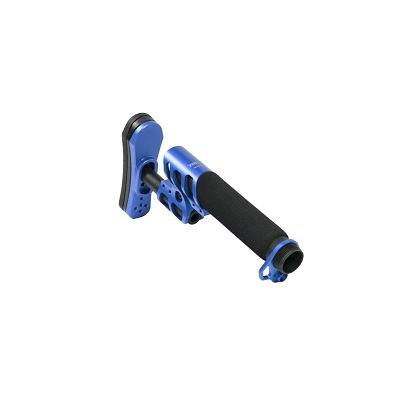 ODIN-Works-Zulu-Adjustable-Stock-w-Padded-Pistol-Buffer-Tube-and-Back-Plate-Blue