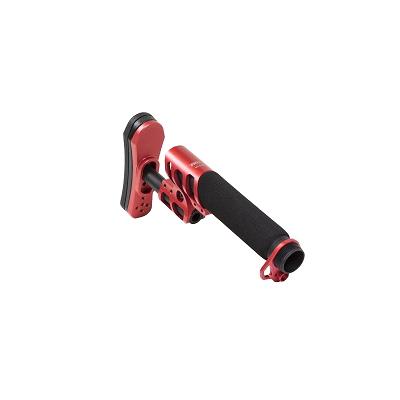 ODIN-Works-Zulu-Adjustable-Stock-w-Padded-Pistol-Buffer-Tube-and-Back-Plate-Red