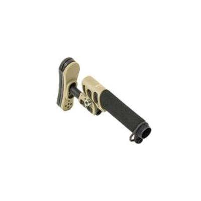 ODIN-Works-Zulu-Adjustable-Stock-w-Padded-Pistol-Buffer-Tube-and-Back-Plate-FDE