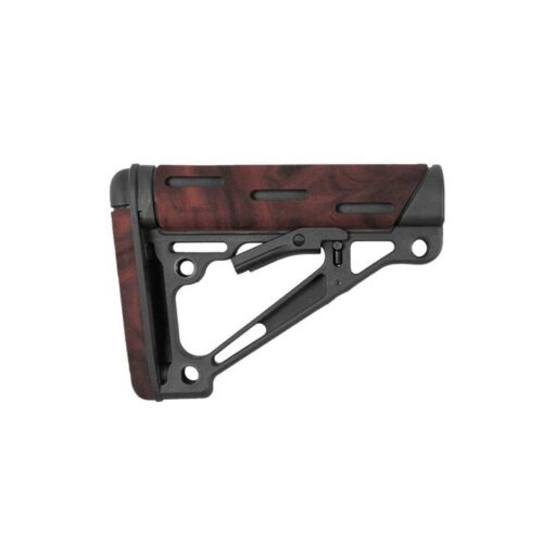 Hogue Mil-Spec Overmold Stock - Red - Black Rifle Depot